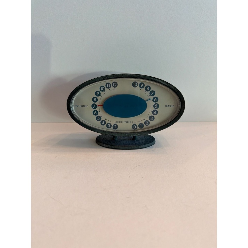 Vintage Honeywell Climate Eye Desktop‎ Temperature and Humidity Gauge